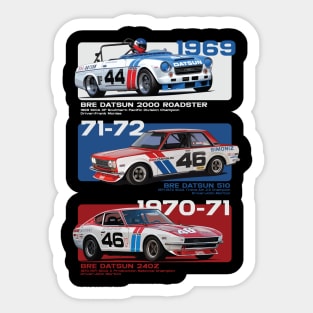 BRE Datsun - 3 Champions Sticker